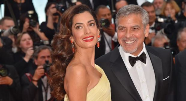 George Clooney con la moglie Amal