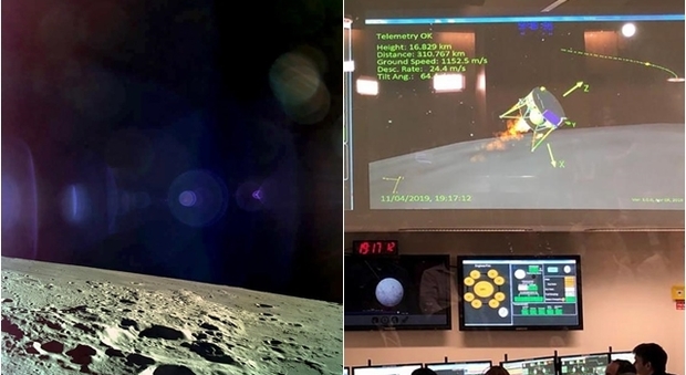 La sonda israeliana Beresheet si schianta sulla Luna, Netanyahu: «Ci riproveremo» L'ultimo selfie Video
