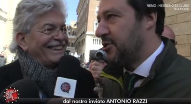 Antonio Razzi e Matteo Salvini
