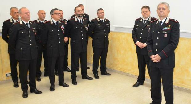 Carabinieri, il generale de Vita visita il comando provinciale di Frosinone