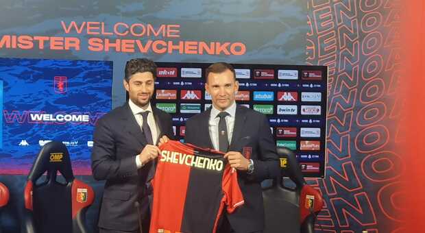 Shevchenko si presenta: «Massimo impegno per rilanciare il Genoa»