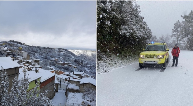 Maltempo: neve in Italia a Bergamo, in Sardegna e vicino Firenze. Mareggiata sul litorale romano: onde alte 3 metri