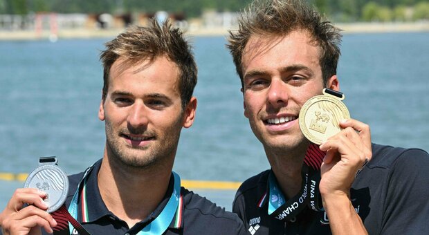 Mondiali nuoto, doppietta italiana: Gregorio Paltrinieri oro e Acerenza argento nella 10km di fondo