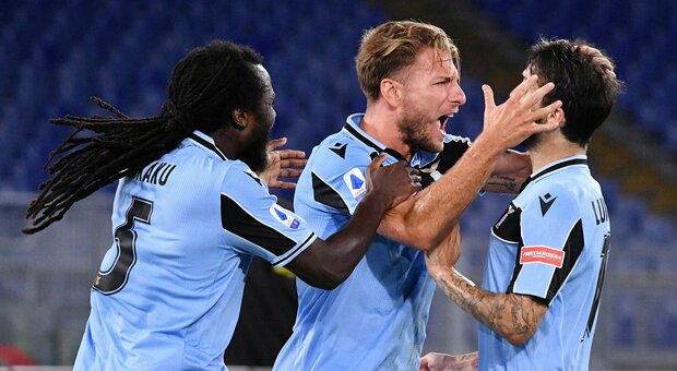Lazio in Champions, gol di Milinkovic e Immobile: Cagliari ko 2-1