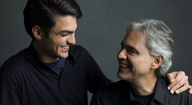 Andrea Bocelli con il figlio Matteo