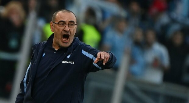 Maurizio Sarri (63), allenatore della Lazio