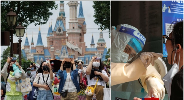 Disneyland di Shanghai chiude per il Covid: visitatori bloccati nel parco (ma con le attrazioni attive)