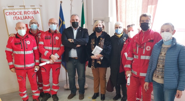Cerimonia di consegna delle Croci di Anzianità al Comitato Croce Rossa di Rieti
