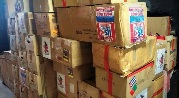 Medicine, libri e vestiti: tanti pacchi da Terni per il Container solidale verso Cuba