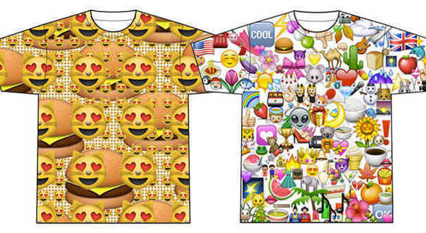 Le T-shirt Emojii disegnate da Axl Club e Maddie Young