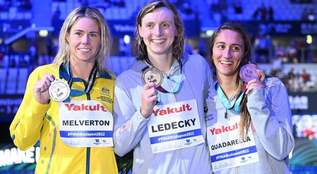 Mondiali nuoto, Simona Quadarella vince il bronzo negli 800 stile libero