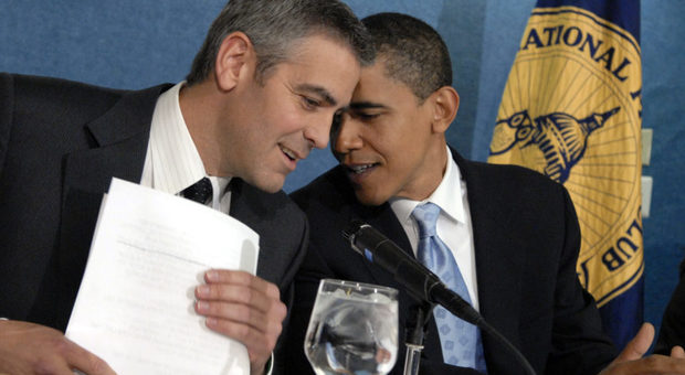 Obama sul lago e il sogno Clooney alla Casa Bianca