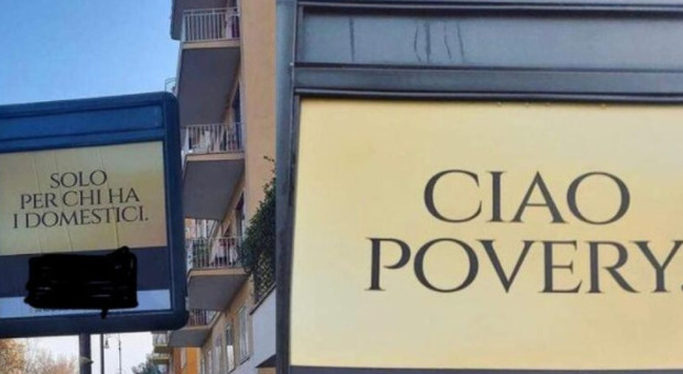 Ciao Povery: a Roma Nord i cartelli dividono i social