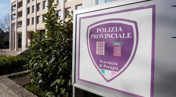 La sede della polizia provinciale a Perugia