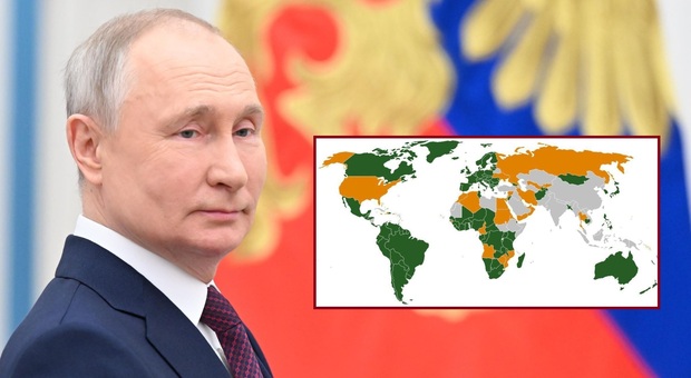 Putin ricercato, ecco i 123 Paesi che possono arrestare il presidente russo (in base allo Statuto di Roma)