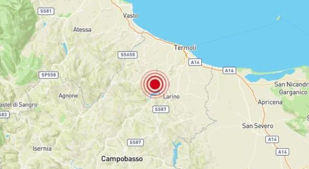 Terremoto, forte scossa avvertita al Centro-Sud, dal Molise all'Abruzzo