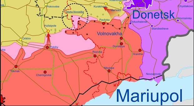 Foto twitter Ukraine War Map