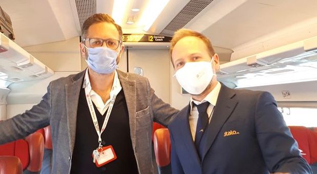 Coronavirus, i volontari della Croce Rossa potranno usare i treni Italo gratuitamente