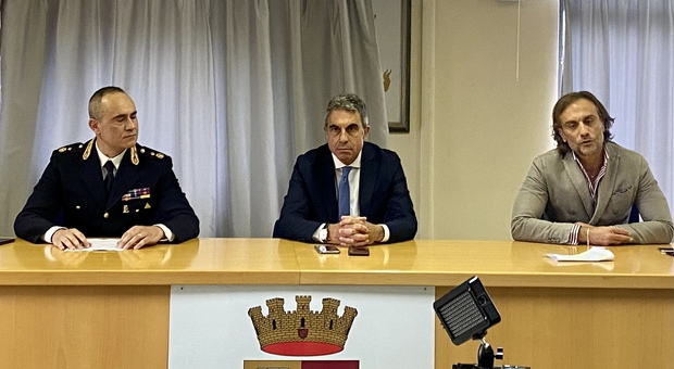 La conferenza stampa in Questura a Frosinone