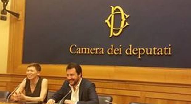 Irene Pivetti e Matteo Salvini