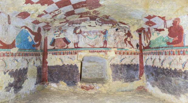 Tarquinia, Tomba delle Leonesse (VI sec. a.C.)