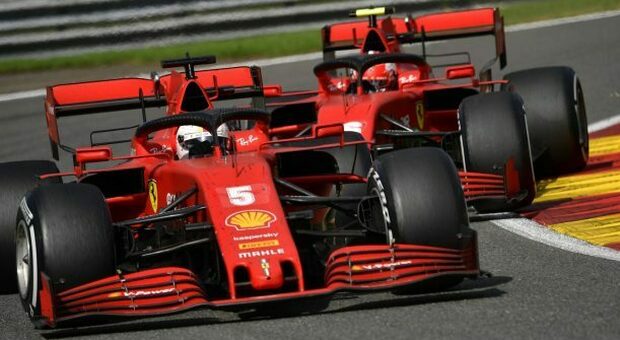 Le Ferrari SF1000 di Sebastian Vettel e Charles Leclerc