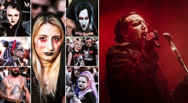 Marilyn Manson, al Rock in Roma più musica che blasfemia