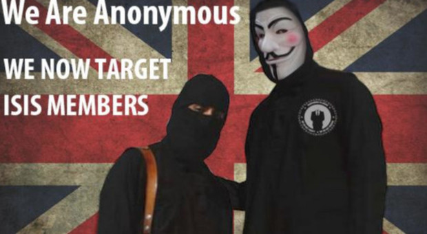 Anonymous oscura centinaia di siti Isis: «Siete un virus»