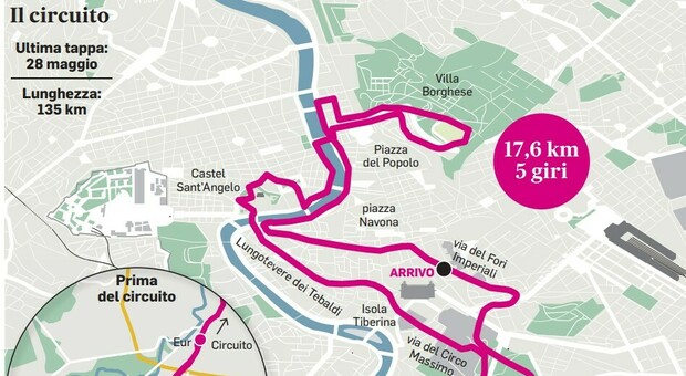 Roma, Giro d'Italia in Centro: tappa da Grande Bellezza