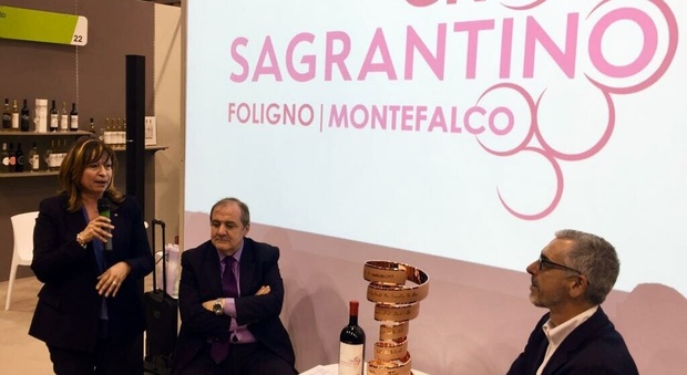 Il sindaco di Montefalco Tesei presenta la Crono del Sagrantino