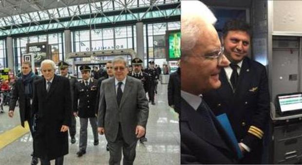Mattarella va a Palermo con un volo di linea: passeggeri sorpresi all'aeroporto di Fiumicino