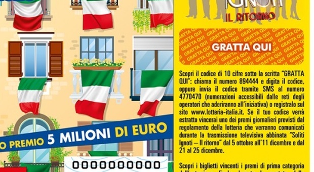 Lotteria Italia 2021, i biglietti vincenti di terza categoria da 25 mila euro