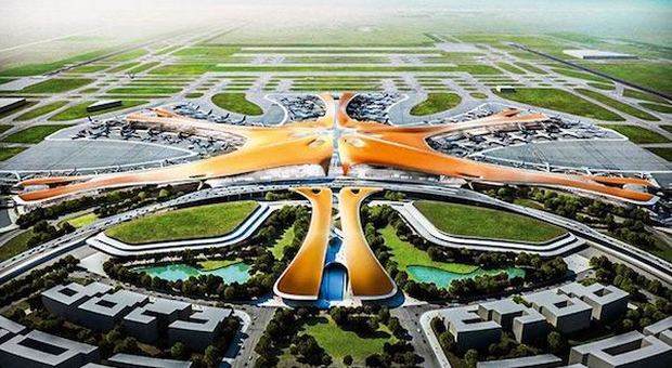 Pechino, apre l aeroporto più grande del mondo firmato Zaha Hadid
