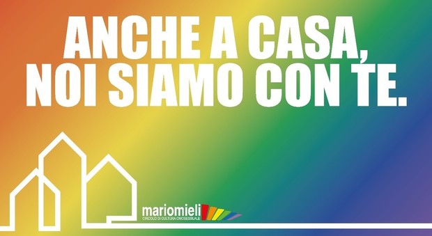 "Anche a Casa Noi siamo con Te", la campagna sociale contro l'isolamento e la violenza domestica, indetta dal Circolo di Cultura Omosessuale Mario Mieli