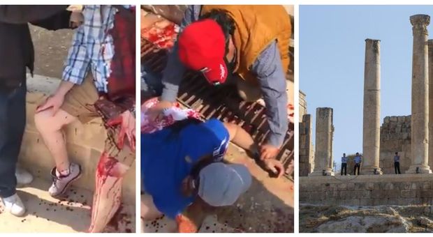Giordania, armato di coltello assalta turisti a Jerash: quattro feriti