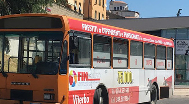 Un bus della Francigena