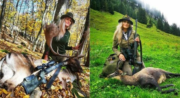 Petra, la cacciatrice che pubblica le foto delle prede uccise su Instagram: «Mi minacciano di morte»
