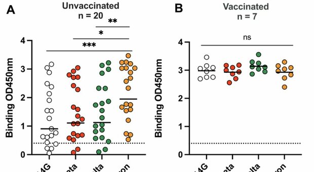 Omicron, i no vax guariti non sono immuni da altre varianti (ma col vaccino sì)