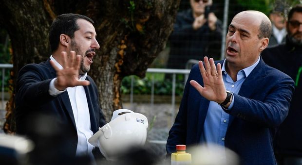 Salvini e il caso Russia, la mossa di Zingaretti: «Raccolta firme per le dimissioni»