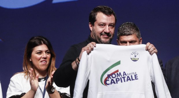 Salvini a Roma vede Lotito e attacca la Raggi per la metro Barberini: «Va processata per sequestro di passeggeri»