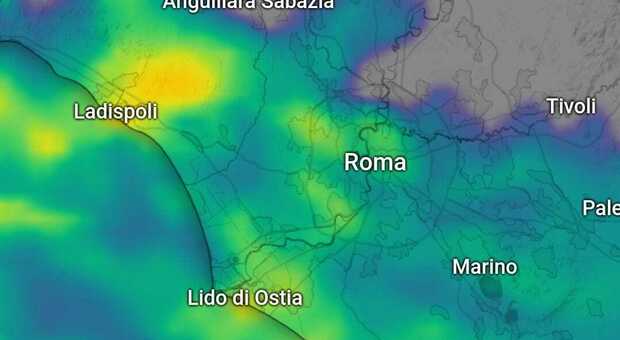 Temporale su Roma, pioggia intensa su tutta la Capitale. Allerta gialla fino a domani