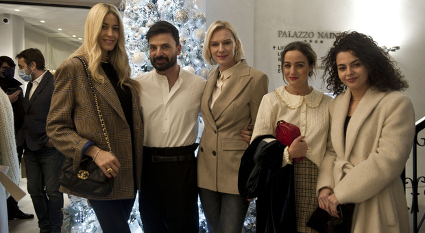 Elena Santarelli, Simone Belli, Antonia Liskova, Beatrice Grannò e Federica Torchetti