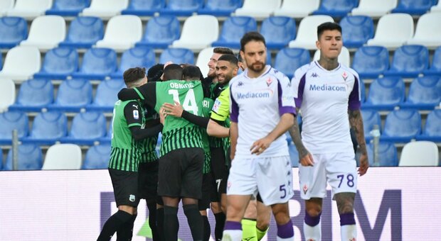 Ottima Fiorentina per un'ora, poi i due rigori per il Sassuolo (3-1 per gli emiliani). Dragowski non voleva andare in porta