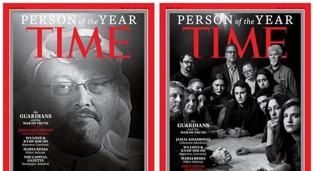 Time, i giornalisti in pericolo le persone dell'anno: in copertina Khashoggi