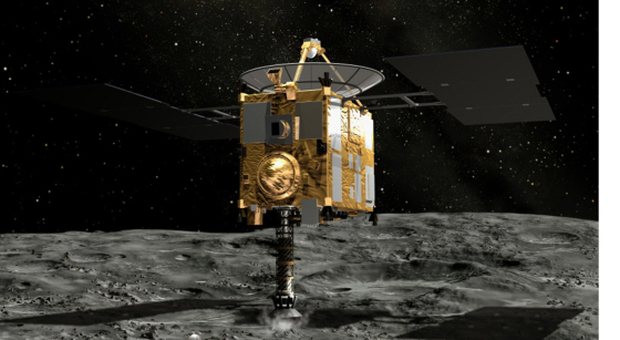 La sonda Hayabusa a guida italiana spara all'asteroide Ryugu e raccoglie campioni Video E Israele va sulla Luna
