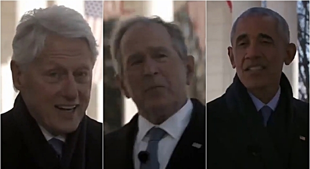 Photo of Yusa, Clinton, Bush a Obama vo videu: „Biden vás povzbudzuje“