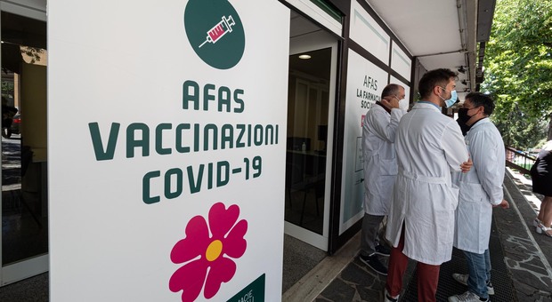 Il nuovo punto vaccinale all'Afas di San Sisto (Perugia)