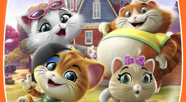 “44 gatti”, da lunedì la seconda stagione con un nuovo personaggio: il micio fantasma