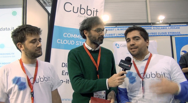 I fondatori di Cubbit Marco Moschettini (sx) e Stefano Onofri (dx)