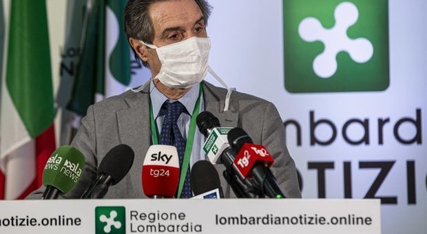 Coronavirus Lombardia, Fontana: «Fatti più tamponi, sta iniziando la discesa. Bertolaso? Migliora»